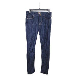 Mother Women's Black Midnight Storm Five-Pocket Casual Skinny Jeans Size 26